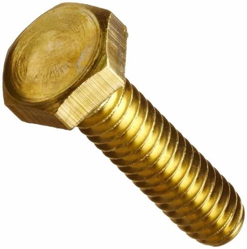 Golden Brass Hex Bolt
